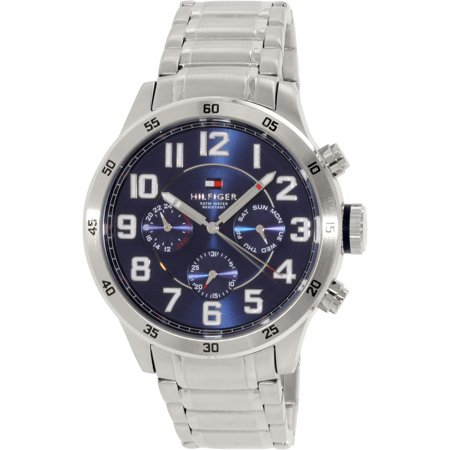 Tommy Hilfiger Men's Silver-Tone Stainless Steel Watch Now $65.95 (Was
