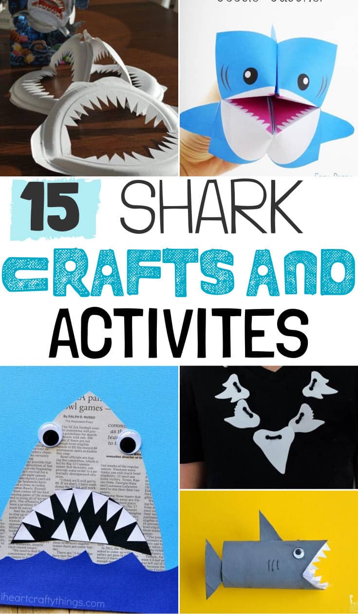 15+ Shark Crafts and Activities for Kids