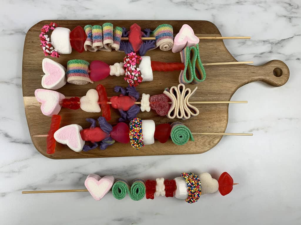 Valentine's Day Candy Kabobs SwagGrabber