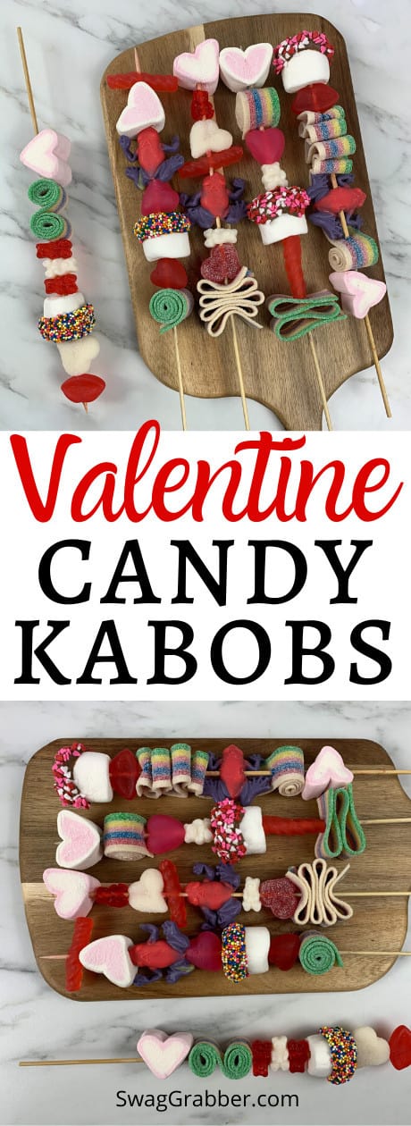 Valentine’s Day Candy Kabobs