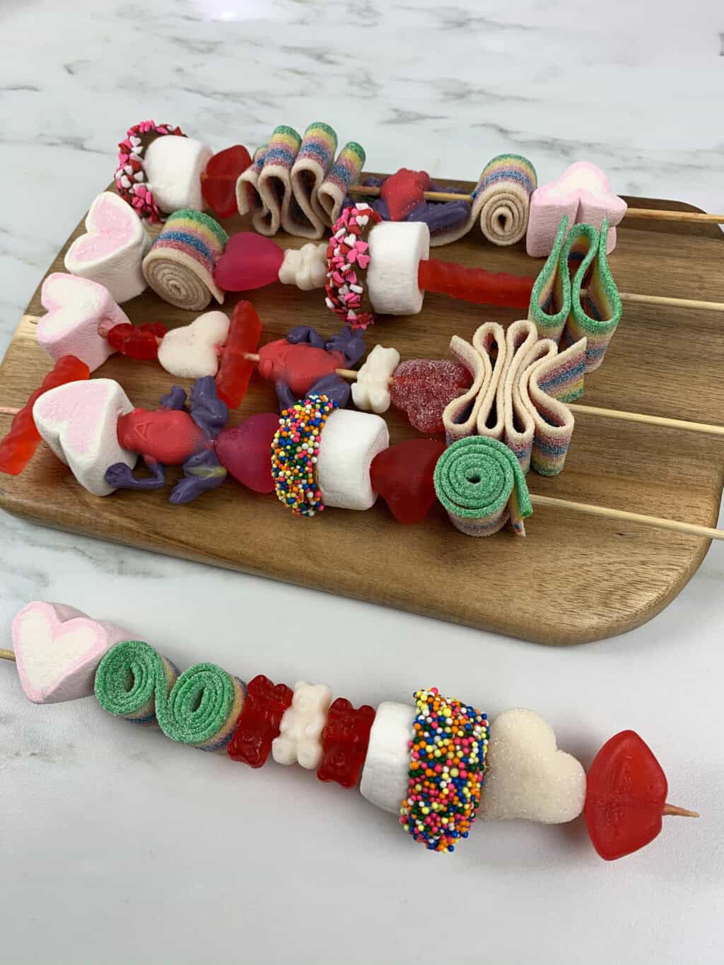 Valentine's Day Candy Kabobs SwagGrabber