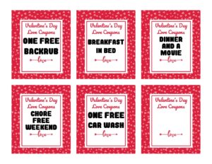 FREE Printable Classroom Valentine's Day Cards for Boys