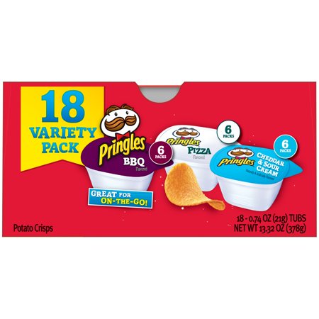 Pringles Potato Crisps Variety Pack 18-Cans Only $6.36 | SwagGrabber