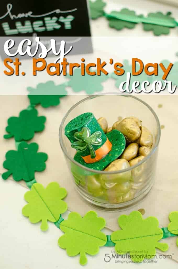 St. Patrick&#039;s Day Dollar Store Decor Ideas