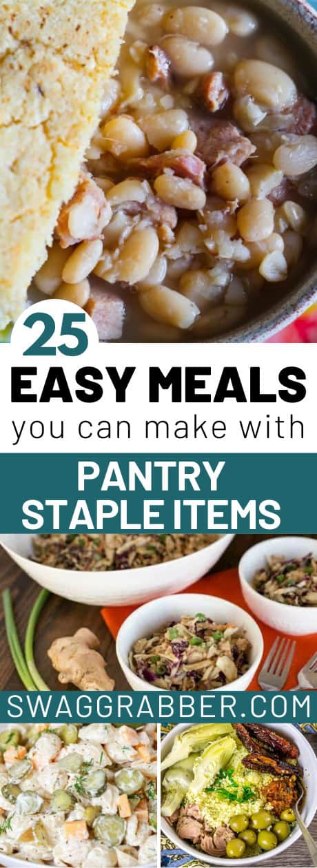 Meals you can make with Pantry Staples