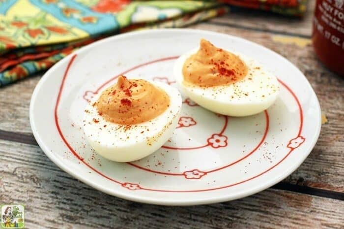 sriracha keto deviled eggs recipe low carb