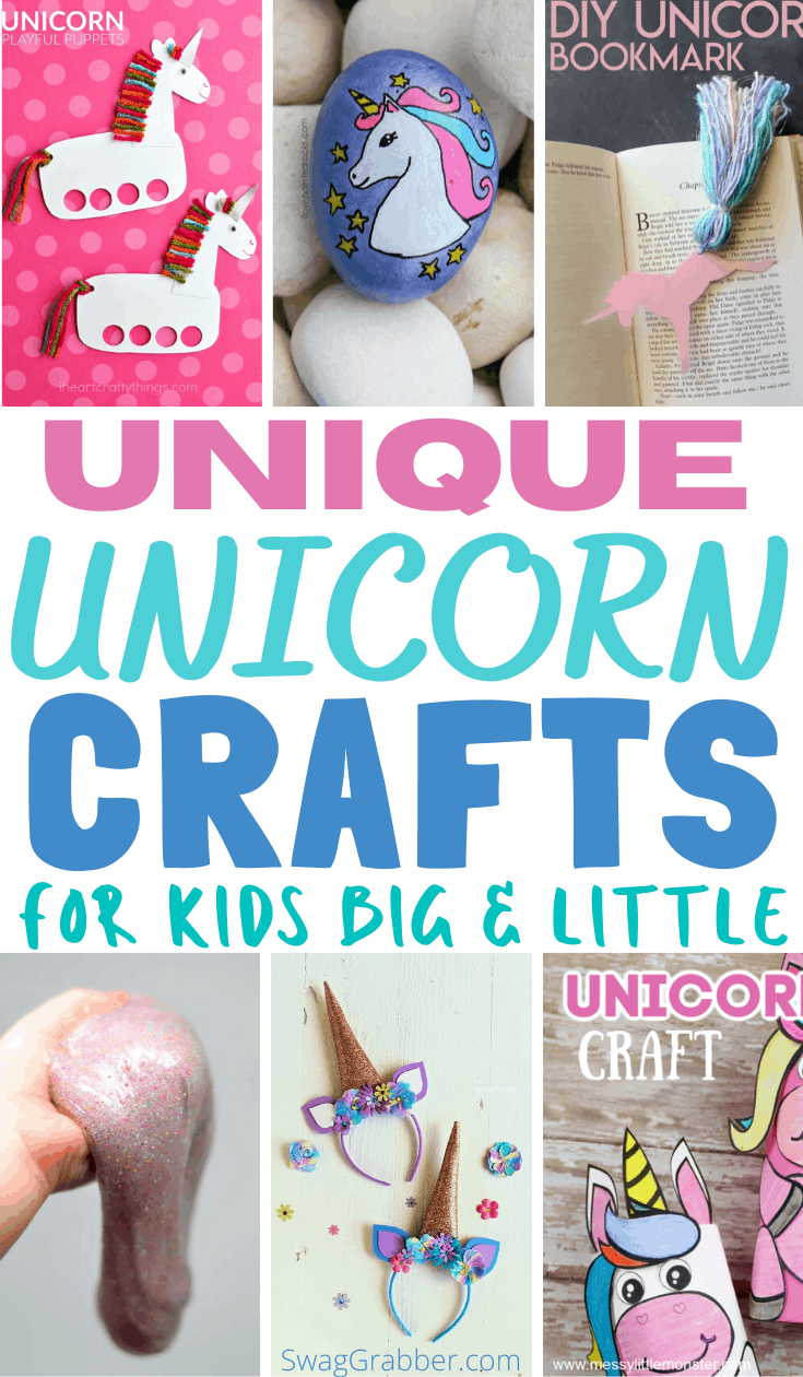 Unicorn Crafts for Big and Little Kids