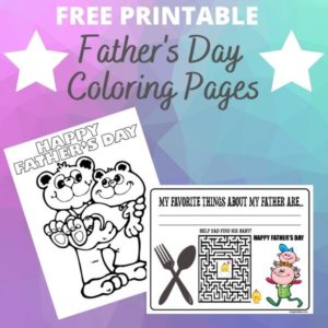 FREE Printable Father's Day Questionnaire