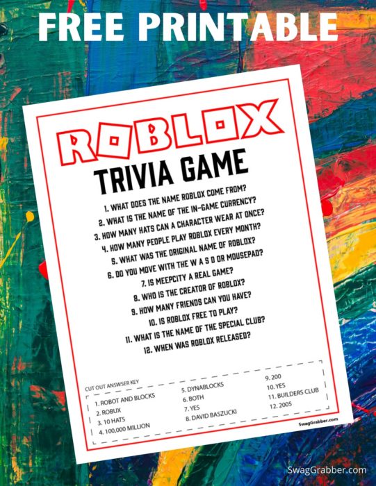 Quiz for Roblox Robux