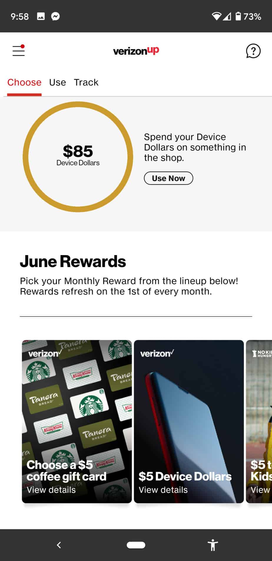 Verizon UP Rewards Offer