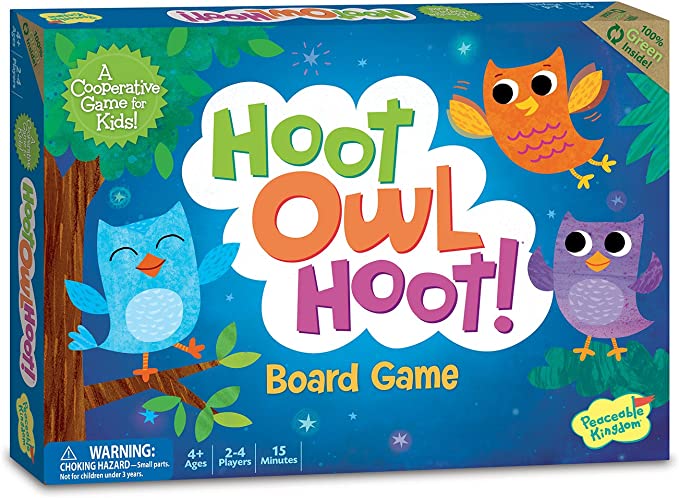 peaceable kingdom hoot owl hoot cooperative matching game for kids