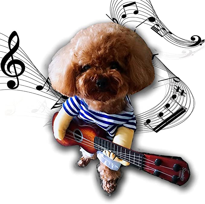 nacoco pet guitar costume dog costumes