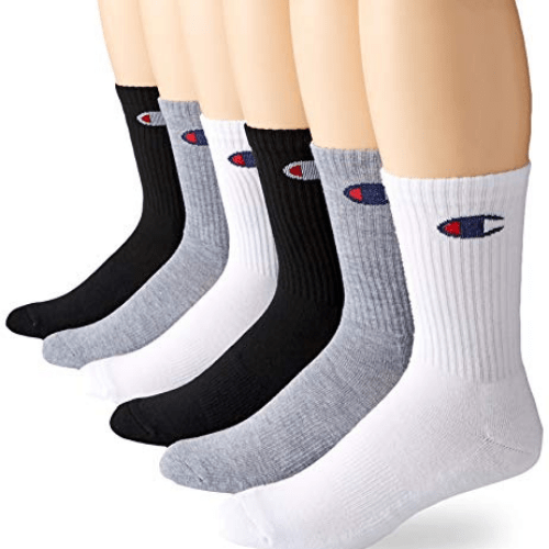 Champion Mens Moisture Wicking Champion Crew Socks Now $9.99 (Was $19. ...