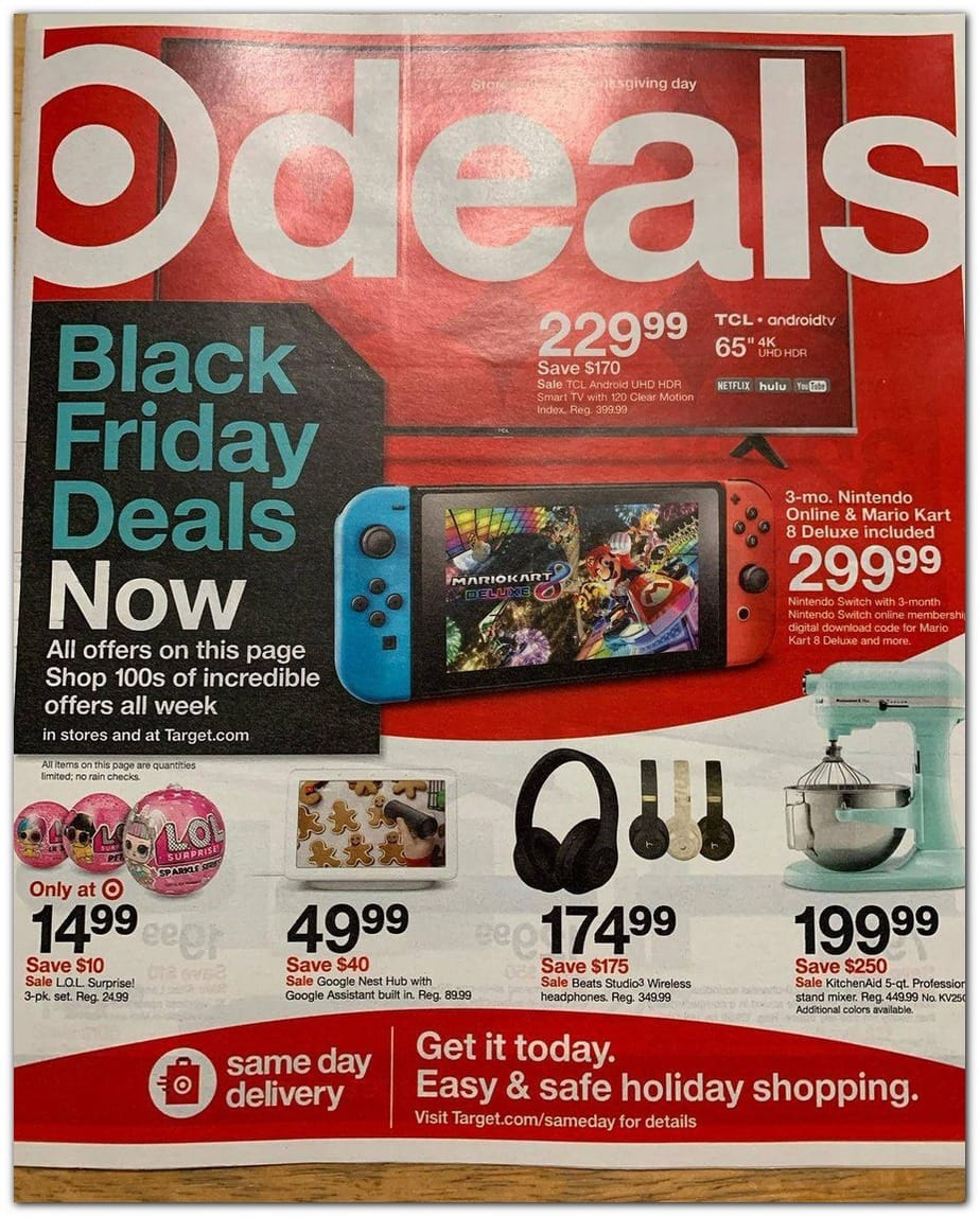 2020 Target Black Friday Ad | SwagGrabber