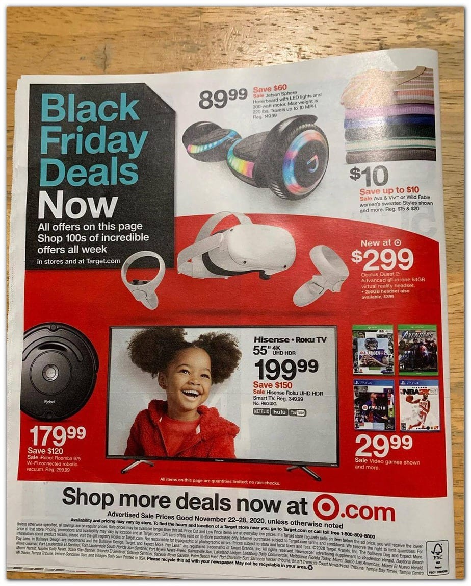 2020 Target Black Friday Ad SwagGrabber
