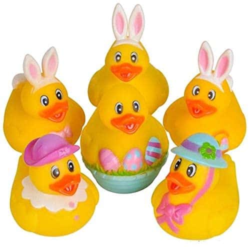 easter bunny rubber duckies