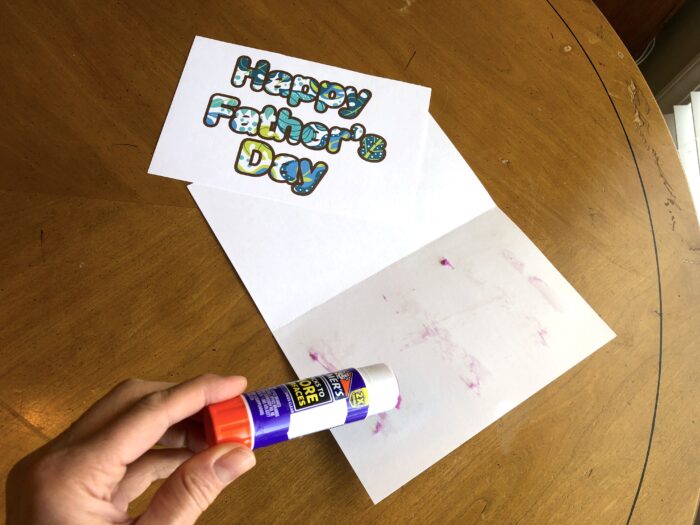 FREE Printable Father&#039;s Day 3D Monkey Card