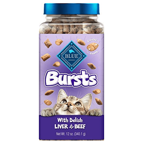 Blue Buffalo Bursts Crunchy Cat Treats 12oz tub Now 3.18 (Was 4.77