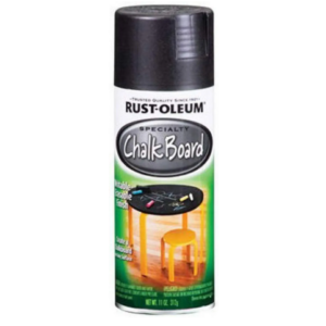 rust oleum specialty 11 oz. chalk board black spray