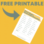 Free Printable Dorm Room Essentials Checklist | SwagGrabber