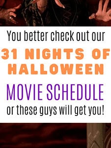 halloween movie schedule