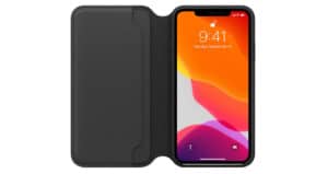 apple leather folio
