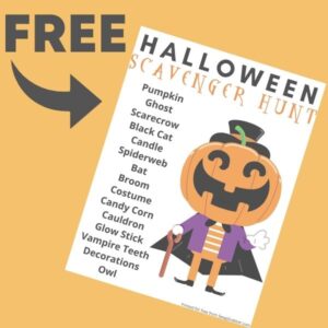 FREE Printable Halloween Scavenger Hunt for Kids | SwagGrabber