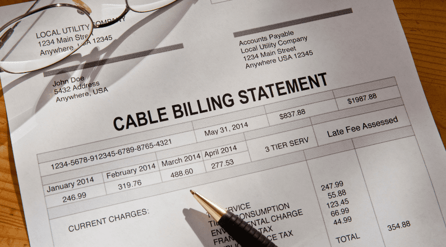 cable bill