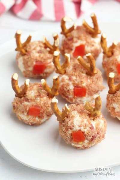 reindeer cheese ball appetizer recipe