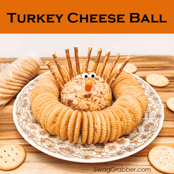 turkey cheese ball easy & fun dish to take to thanksgiving