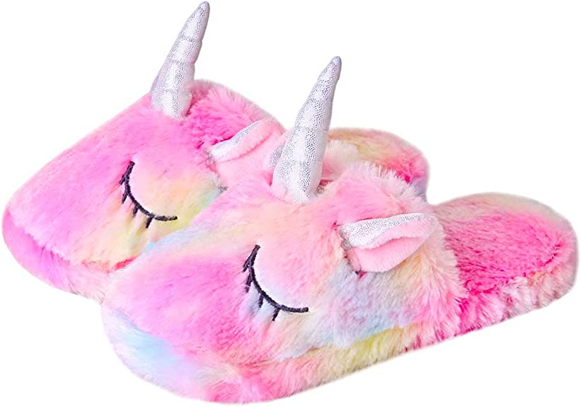 anddyam girls unicorn slippers