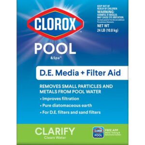 filter aid for swimming pools
