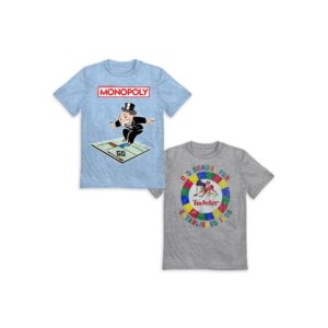 monopoly and twister boys graphic t shirts