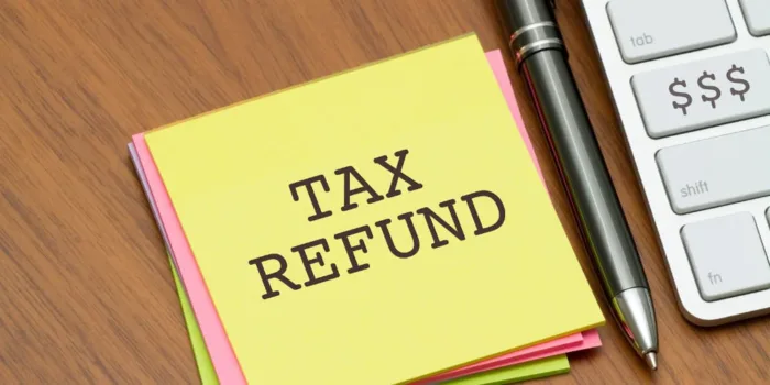 tax refund on postit