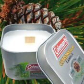 coleman scented outdoor citronella candle