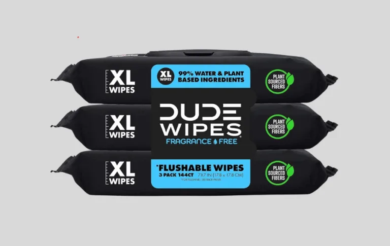 Dude Wipes, fragrance-free flushable wipes, 3 pack