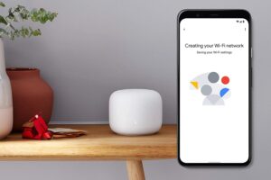 google nest router with phone