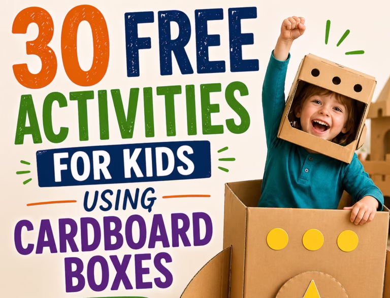30 activities with boxes