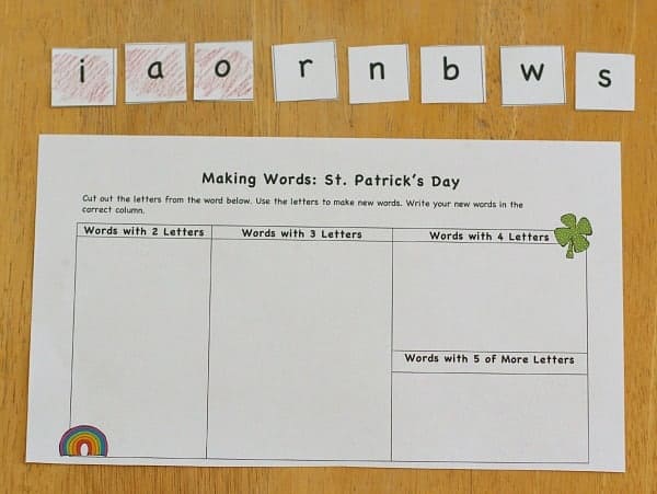 making words activity