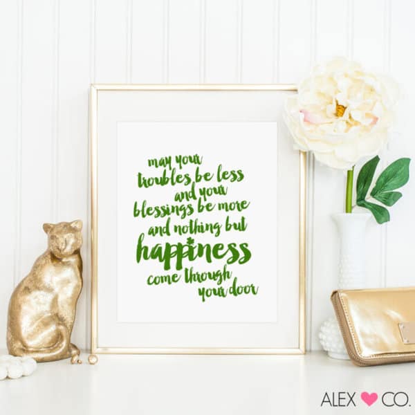 st patrick's day quote printable