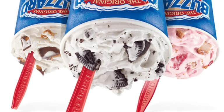 dairy queen blizzard upside down