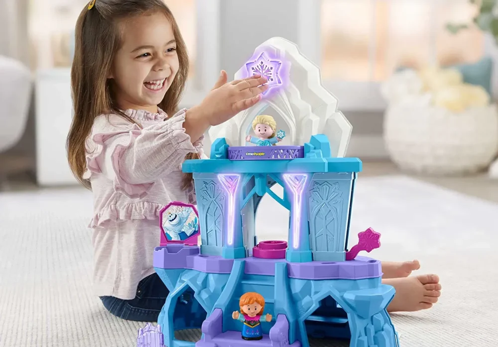 disney frozen toy, little people playset with girl