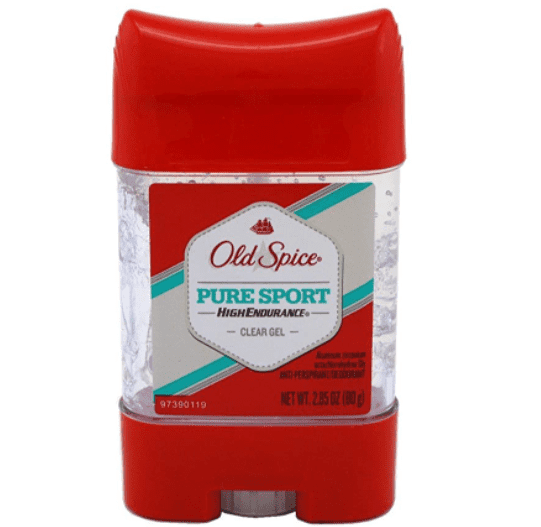 old spice high endurance clear gel pure sport scent men's anti perspirant