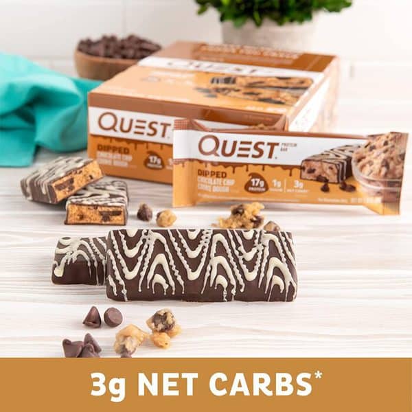 quest nutrition chocolate chip cookie dough protein bars