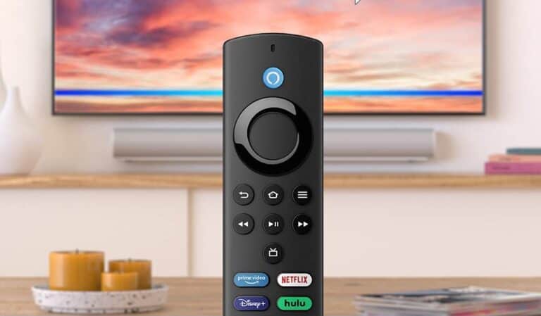 firestick with tv in back