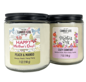 4 pack candle lite mother's day 7oz. candles