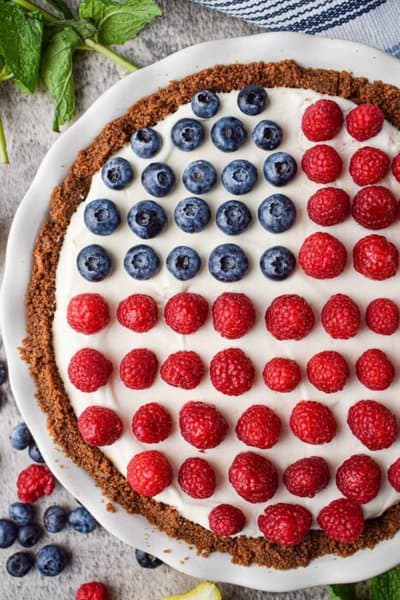 4th of july no bake pie