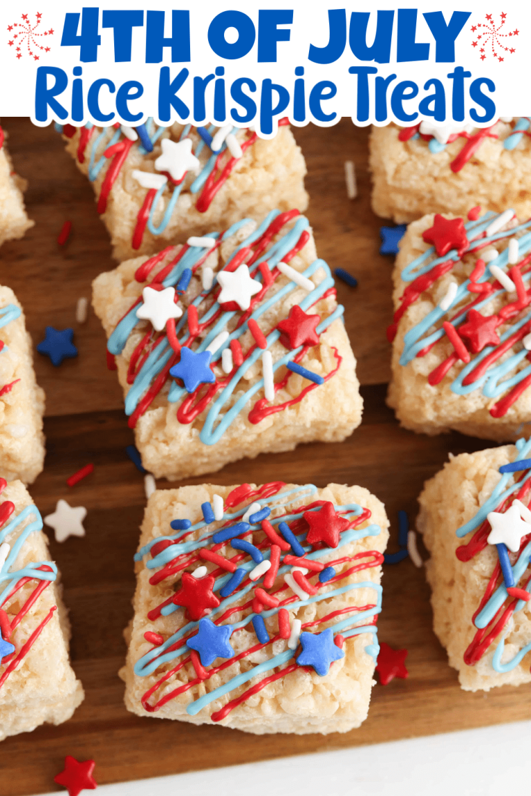 4th of july rice krispies treats