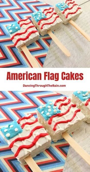 american flag snack cakes – easy patriotic desserts!