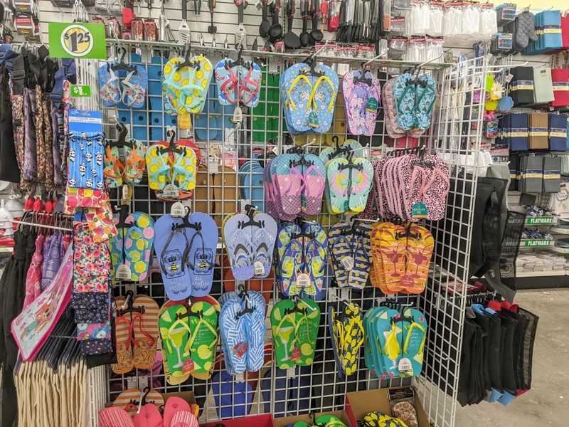 dollar tree flip flops